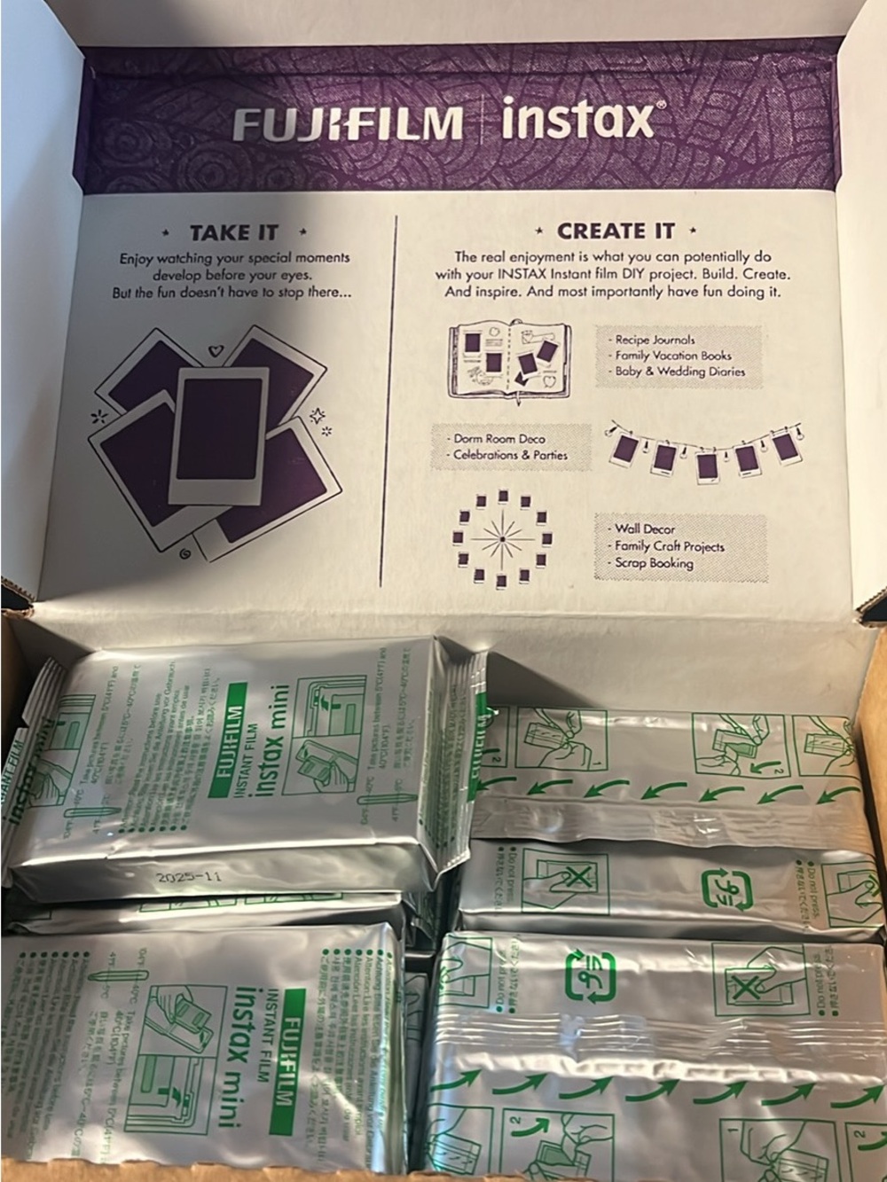 Instax film pack